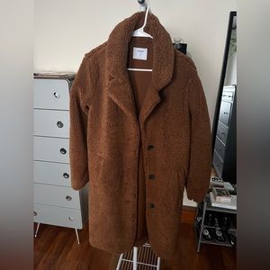 Old Navy Long Sherpa Coat